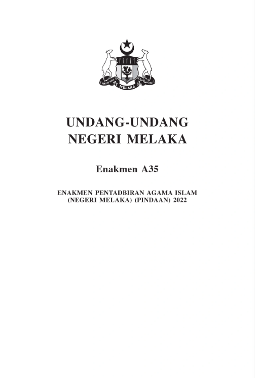 Enakmen Pentadbiran Agama Islam (Negeri Melaka)